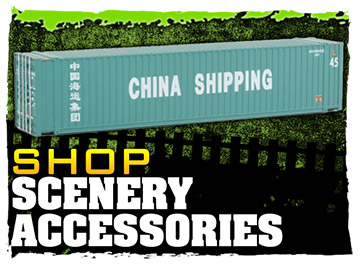 Image displaying scenery accessories for model railroads.