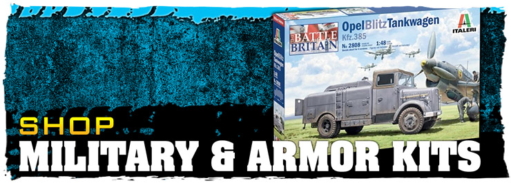 Image displaying military and armor models.